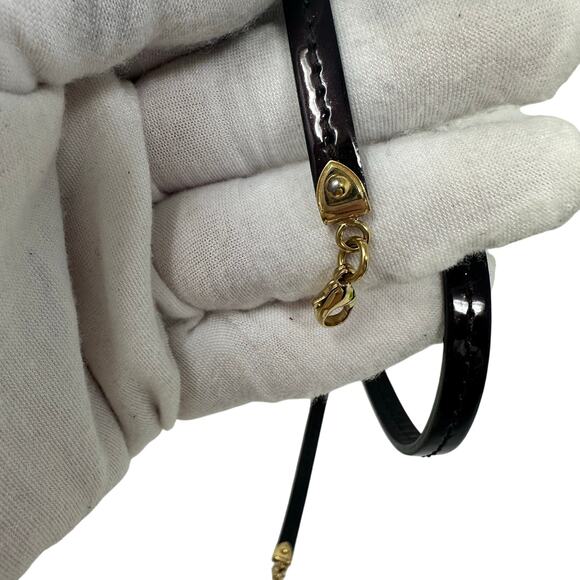 Louis Vuitton LV Vernis Leather Luck Lock Armband Bracelet - Picture 4 of 5
